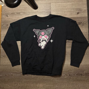 Kuromi Long Sleeve Sweat Shirt Size Large